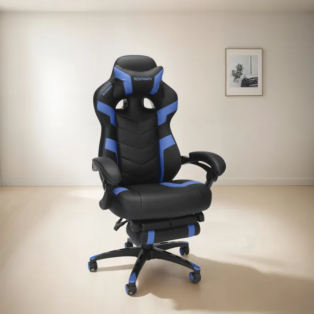 Silla Gamer Ergonomica Racing Style Respawn 110 Azul 