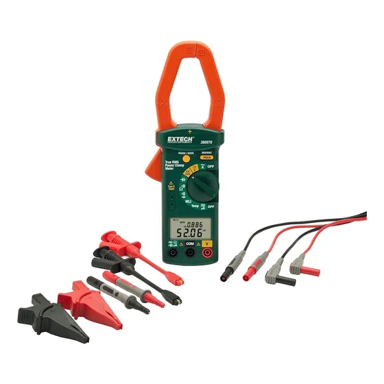 Extech - Ext380976-k 380976-k Juego De Pinza Amperimétrica M