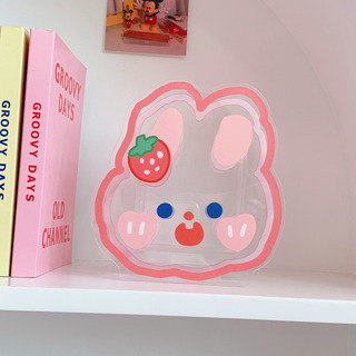 Portalápices De Escritorio Creativo Conejo Fresa Portalápices De Escritorio Creativo Conejo Fresa
