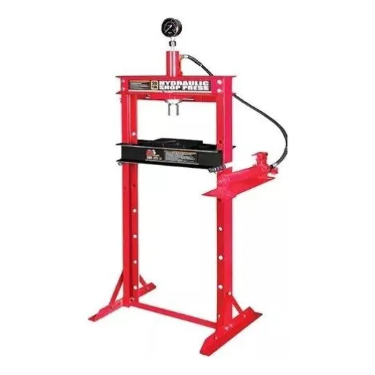 Prensa Hidraulica De 20ton Con Relog Marca Bigred