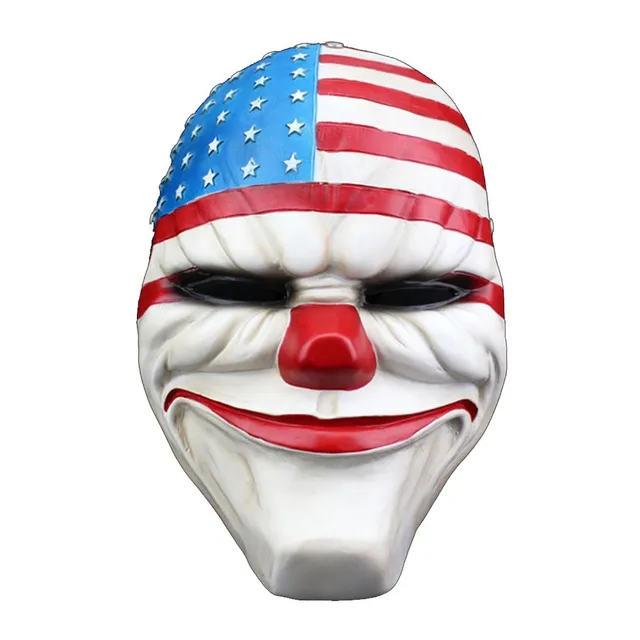 Mascara Payaso Asesino Payday Dallas Purga Disfraz Halloween