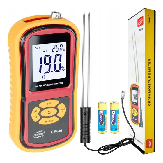 Medidor De Humedad  Y Temperatura De Granos - Benetech Gm640