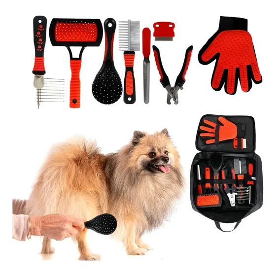 Kit De Aseo Para Mascotas 8 Piezas