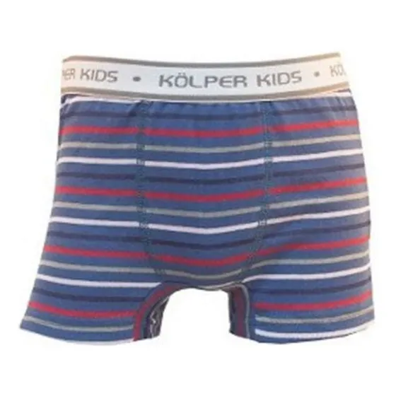 Boxer Niño Con Elastico Algodon Rayados Kolper 3700 T. 1/6