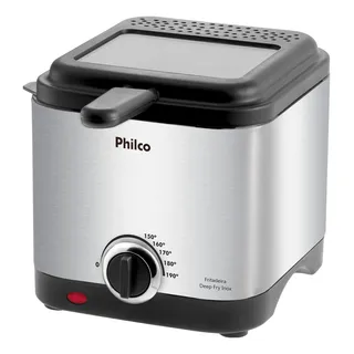 Fritadeira Elétrica Deep Fry Inox 1,8l Philco 220v Fritadeira Elétrica Deep Fry Inox 1,8l Philco 220v