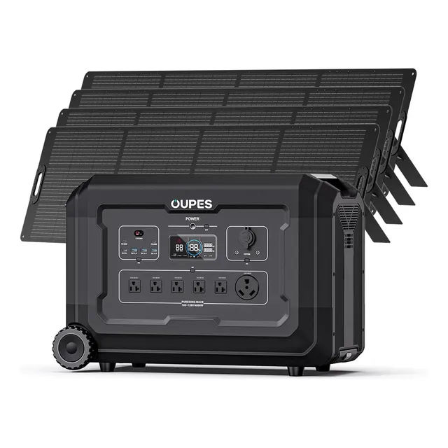 Oupe Generador Solar Mega Estacion Energia Wh Panel Salida
