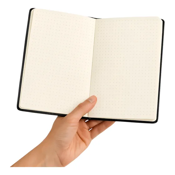 Caderno Folha Pontilhada Capa Dura 14x21cm 80 Tipo Bullet