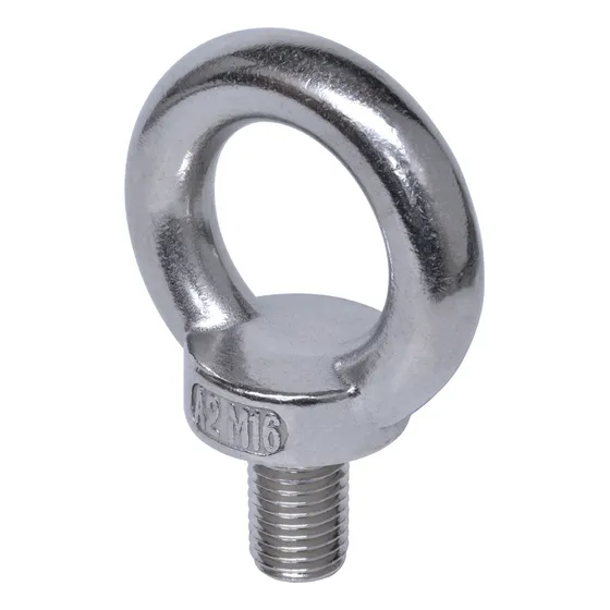Argolla Con Tornillo De Acero Inoxidable Ss304 16mm Din580