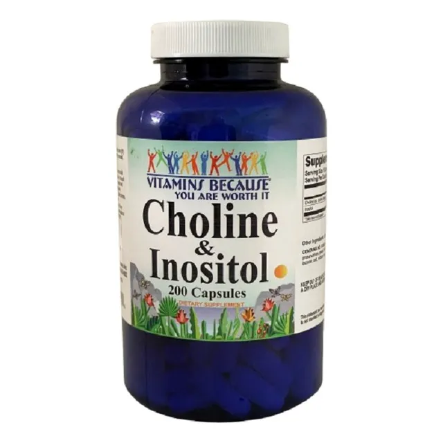 Choline & Inositol  200caps  Vitamins Because