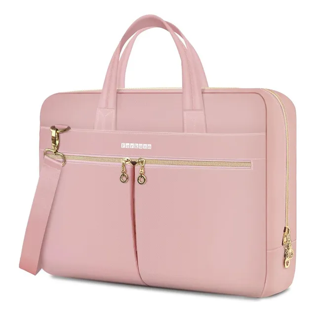 Bolsa Ferkurn Para Laptop De Color Rosa Impermeable