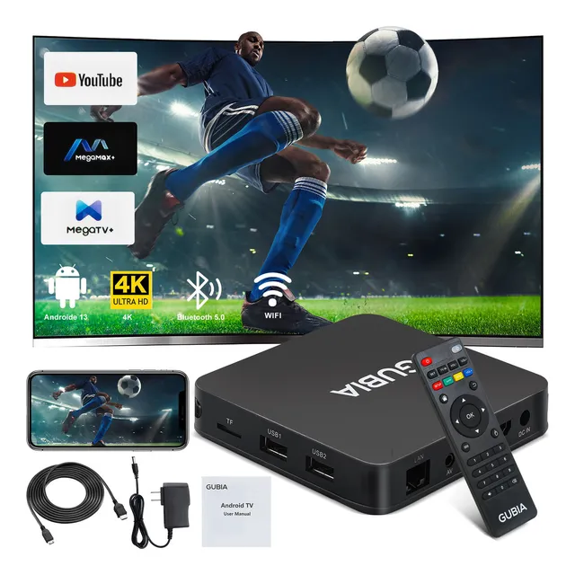 Tv Box Tv Stick Streaming De Control Remoto Negro,caja De Tv Multimedia Android 10.0 8g Y Caja De Tv Full Hd,caja De Televisión Inteligente De Streaming,reproductor Multimedia Para Casa Inteligente