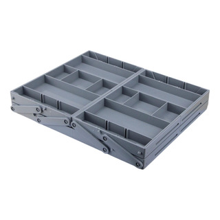 Organizador De Gavetas Expansível, 2 Níveis 25x30x4,5cm Organizador De Gavetas Expansível, 2 Níveis 25x30x4,5cm