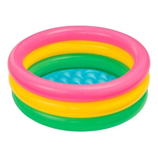 Piscina Inflável Criança Infantil 88 Litros Agua Wellmix Cor Colorido Piscina Inflável Criança Infantil 88 Litros Agua Wellmix Cor Colorido