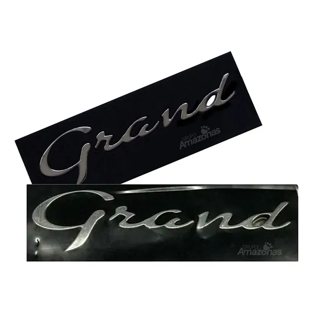 Par Emblema Letreiro Lateral Grand Original Grand Siena 2014