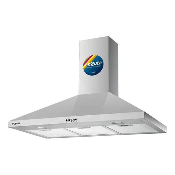 Campanas Campana De Cocina Extractora Cssenx119 Enxuta Color Gris