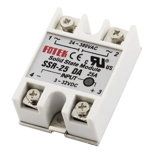 Rele De Estado Solido Ssr-25 Da 25a 24-380vac Fotek Arduino