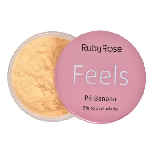 Base de maquillaje en polvo Ruby Rose Feels FEELS Polvo Volátil tono banana - 8.872mL 8.5g