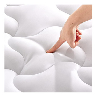 Cubrecolchón Refrescante Sleep Zone, King, Blanco, Lavable A Cubrecolchón Refrescante Sleep Zone, King, Blanco, Lavable A