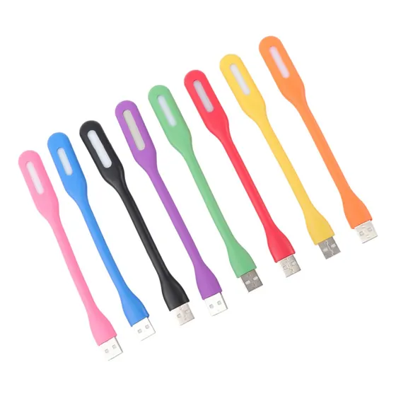 8pcs Mini Luz Lectura Llevo Noche Para Niño Niña Lampara