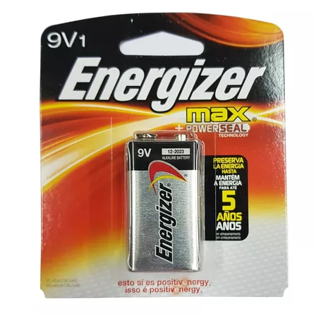 Batería De 9v Energizer Max Alcalina Precio Por Unidad