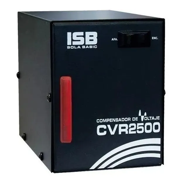Estabilizador de tensión Sola Basic CVR CVR2500 2500VA entrada de 127V y salida de 104V - 127V