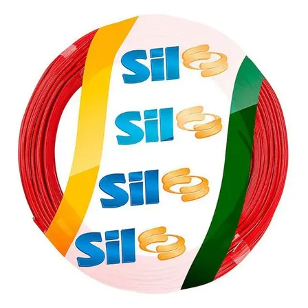 Cabo Flexível 2,5mm² 750v 100 Metros Vermelho Flexsil Sil