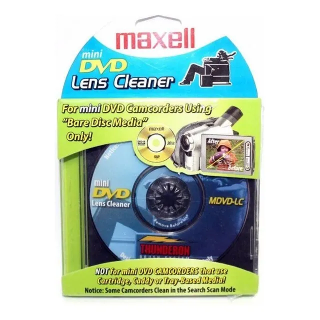 Mini Dvd Maxell, Limpiador De Lente