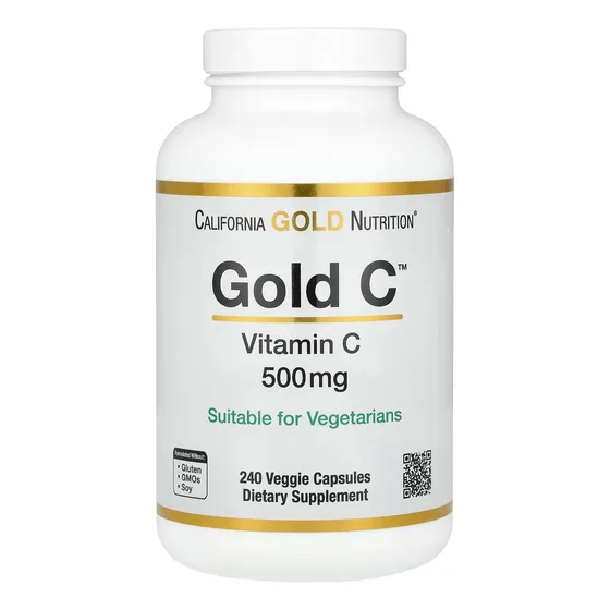 Suplemento De Vitamina C California Gold Nutrition 500 Mg 24
