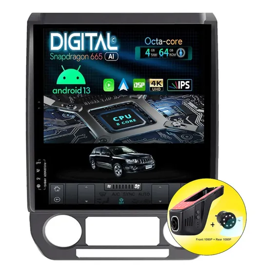 Radio Tesla Ford F150 Lariat-xlt / F150 2015-2020