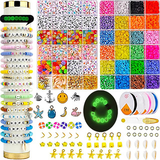 Kit De Pulseras Arcillo Coloridas De 7200 Pcs Para Bisutería Kit De Pulseras Arcillo Coloridas De 7200 Pcs Para Bisutería