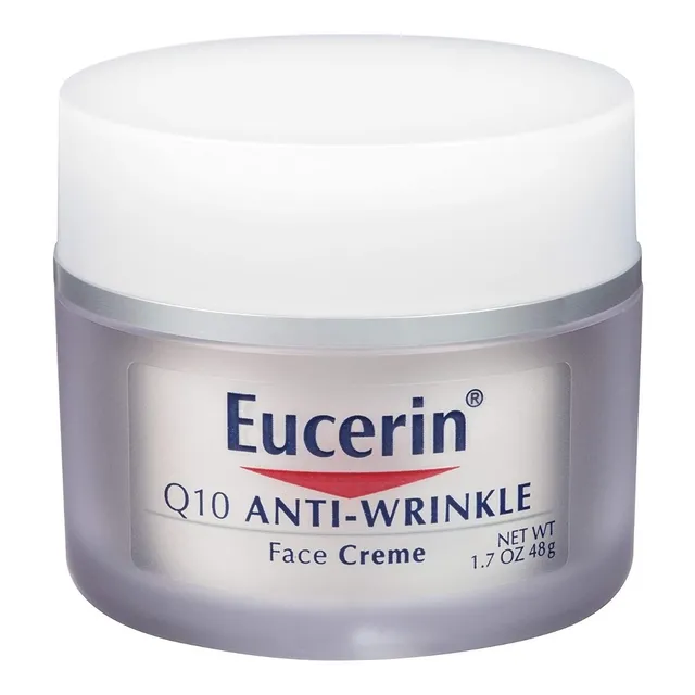 Crema Face Cream Eucerin Q10 Anti Wrinkle para piel sensible de 48g 20+ años
