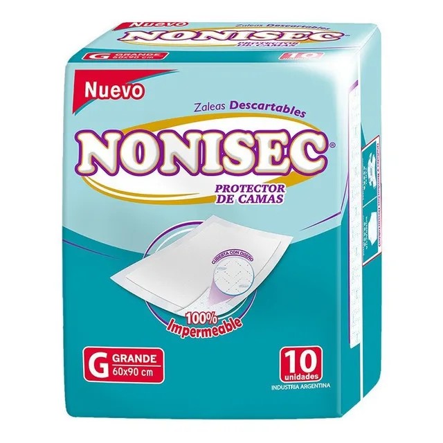 Nonisec Zaleas Descartables 60x90 Paquete X 10unidades
