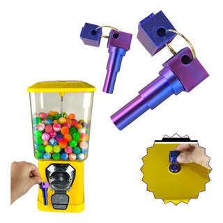 Chave + Miolo 3d Fechadura Máquina Vending Machine Bolinha Chave + Miolo 3d Fechadura Máquina Vending Machine Bolinha
