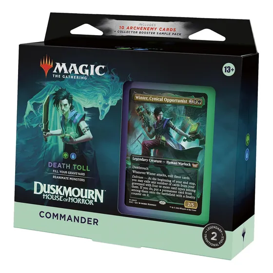 Baraja Cartas Magic 100 Piezas Deck Duskmourn Tematica Terro