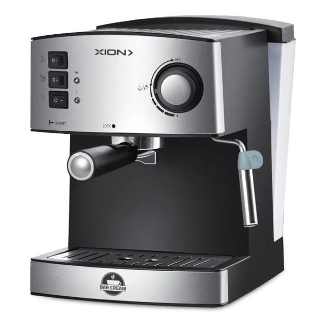 Cafetera Espresso Xion 15 Bares 850w - Bomba Italia Color Negro/Inox