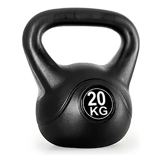 Pesa Rusa 20k Kettlebell Mancuerna Recubierta Gym - Sportex