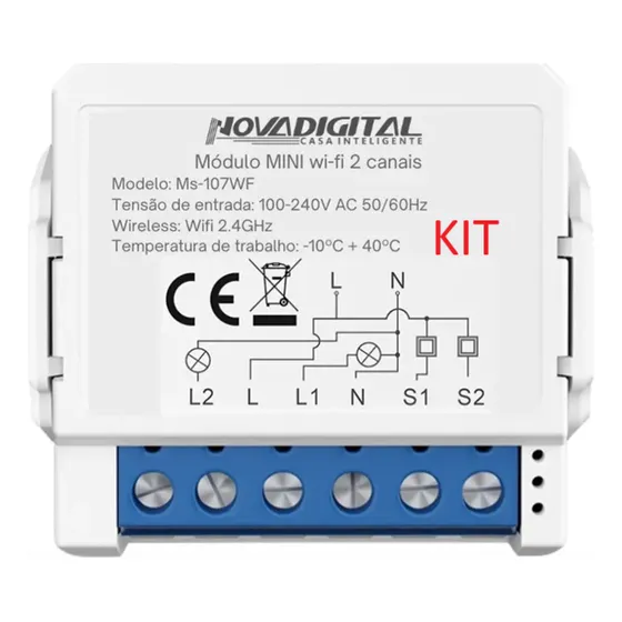 Kit Promo 6 Unidades Mini 2 Canais E 2 Unid Mini 3 Canais