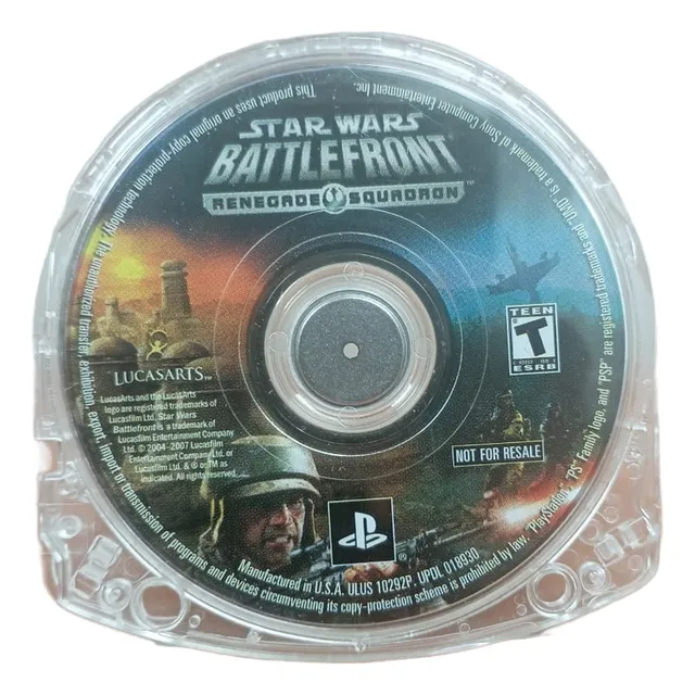 Juego Star Wars Battlefront Renegade Squadron Para Psp