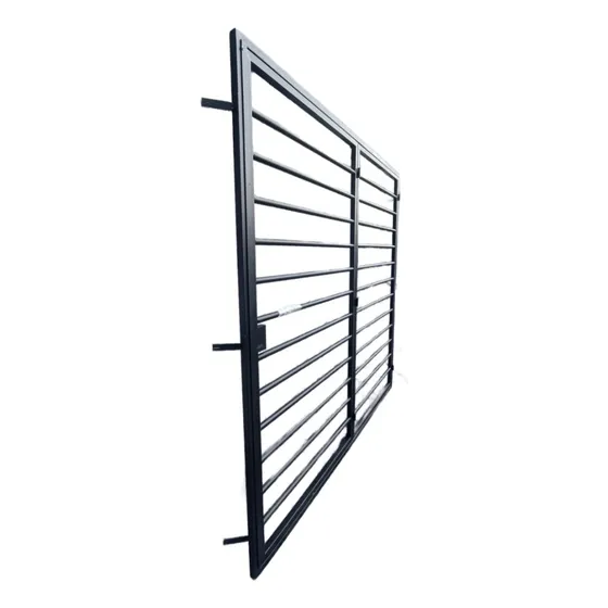 Puerta Reja Balcón 200x200 Tubo Caños Horizontales Plegadiza