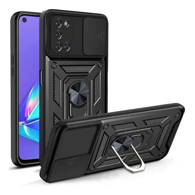 Funda Uso Rudo Para Oppo A72 A52  +cristal Templado