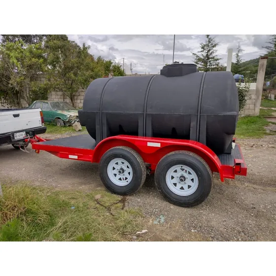 Remolque Con Tanque Para Agua 2850 Lts.