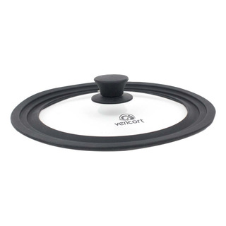 Tapa Universal Para Olla Sarten Wok De Cristal 22 24 26cm Color Transparente Tapa Universal Para Olla Sarten Wok De Cristal 22 24 26cm Color Transparente