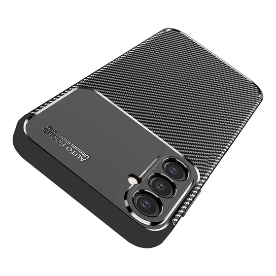 Capa Capinha Fibra De Carbono Danet Para Samsung Galaxy A55 Case Anti Impacto