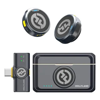 Hollyland Microfone Sem Fio Duplo Lark M2 Usb-c Para iPhone Cor Preto Hollyland Microfone Sem Fio Duplo Lark M2 Usb-c Para iPhone Cor Preto