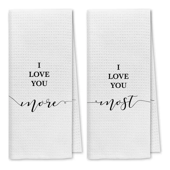 A Baño Texto Ingl  I Love You More Mow  Paño Secado Para