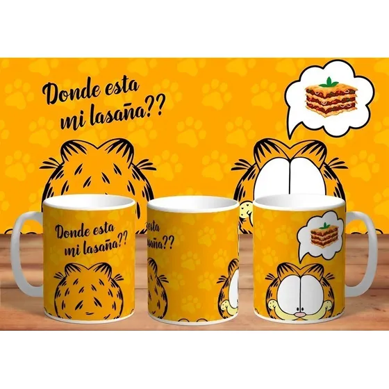 Taza Garfield: Donde Esta Mi Lasaña?