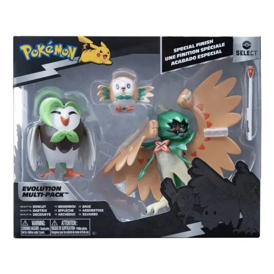 Evolution Multipack Pokemon Rowlet + Dartrix + Decidueye