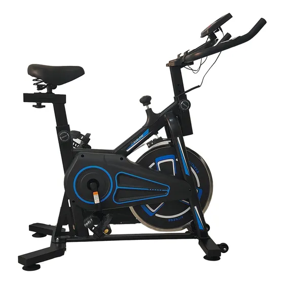 Bicicleta De Spinning Svelfik BICI-10 6kg Color Azul Lite