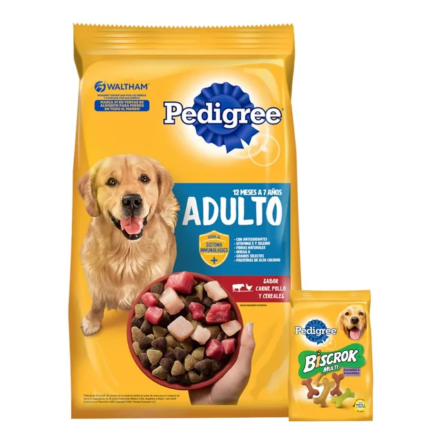 Alimento Perro Pedigree Adulto 8 Kg + Promo!