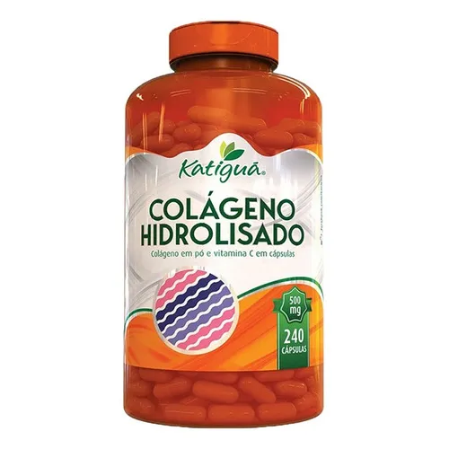 Colágeno hidrolizado con vitamina C 240 cápsulas | Katigua